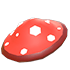 An Adopt Me Mushroom Flying Disc
