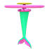 An Adopt Me Mermaid Propeller