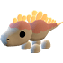 An Adopt Me Stegosaurus