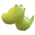 An Adopt Me T-Rex Throw Toy