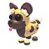 An Adopt Me African Wild Dog
