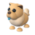 An Adopt Me Tan Chow-Chow