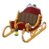 An Adopt Me Festive Deliveries Sleigh