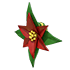 An Adopt Me Poinsettia Leash
