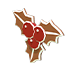 An Adopt Me Gingerbread Holly Flying Disc