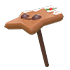 An Adopt Me Gingerbread Star Propeller