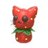 An Adopt Me Strawberry Kitty Throw Toy