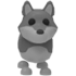 An Adopt Me Wolf