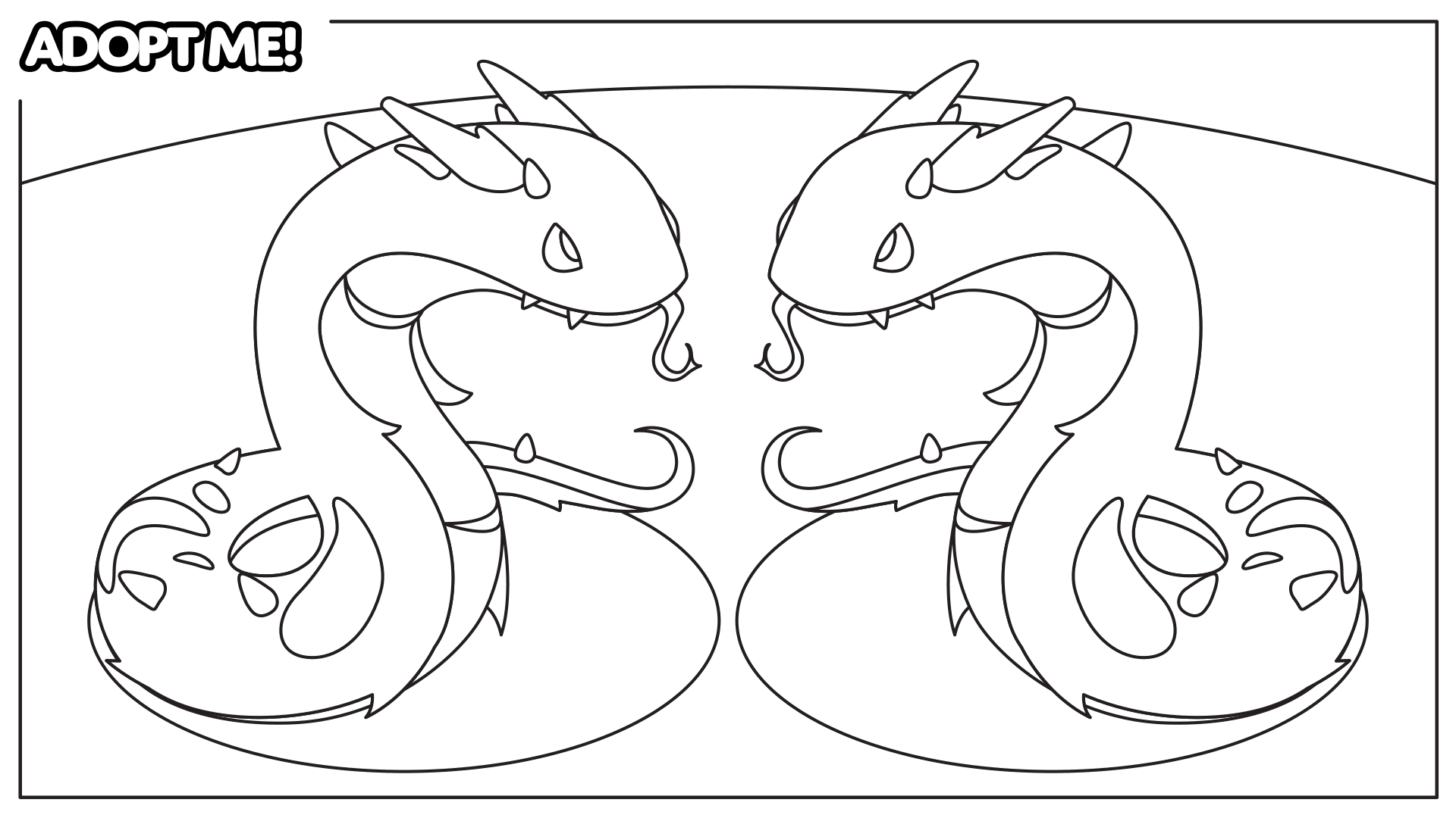 A Basilisk Coloring Page coloringPage