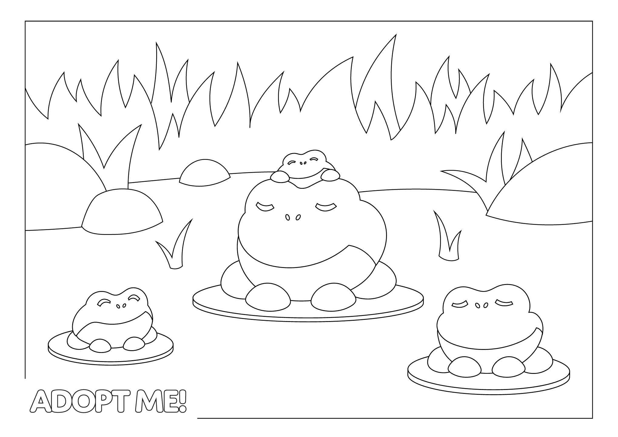 A Bullfrog Coloring Page coloringPage