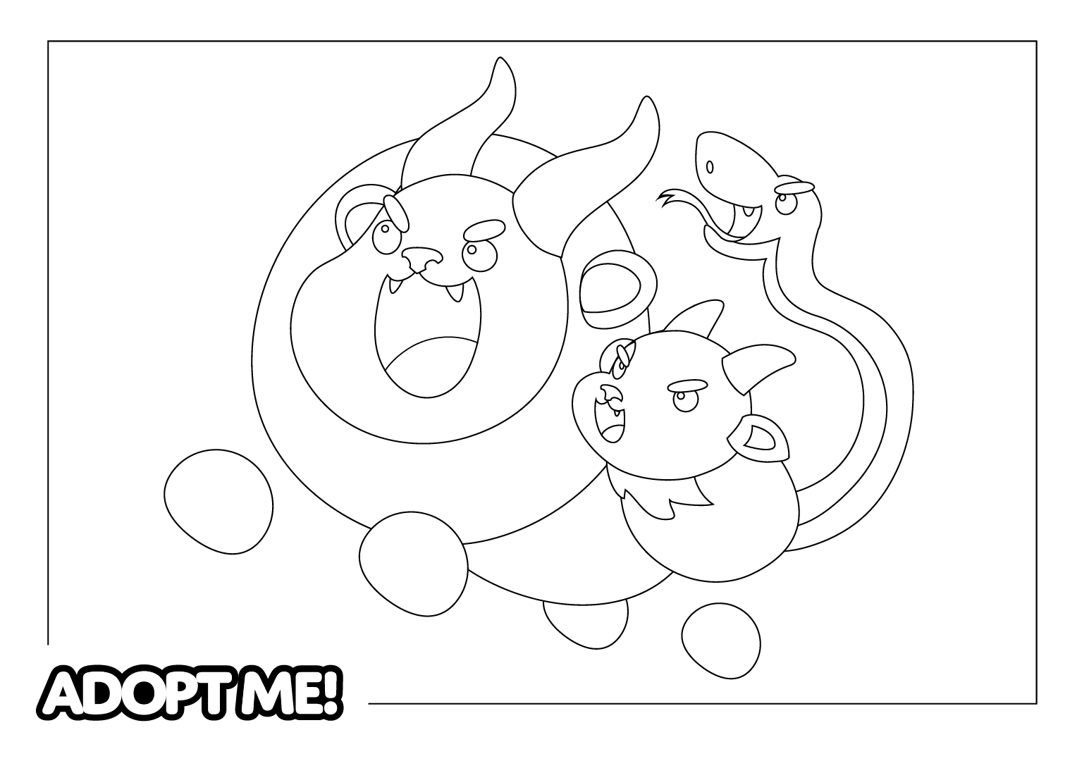 A Chimera Coloring Page coloringPage
