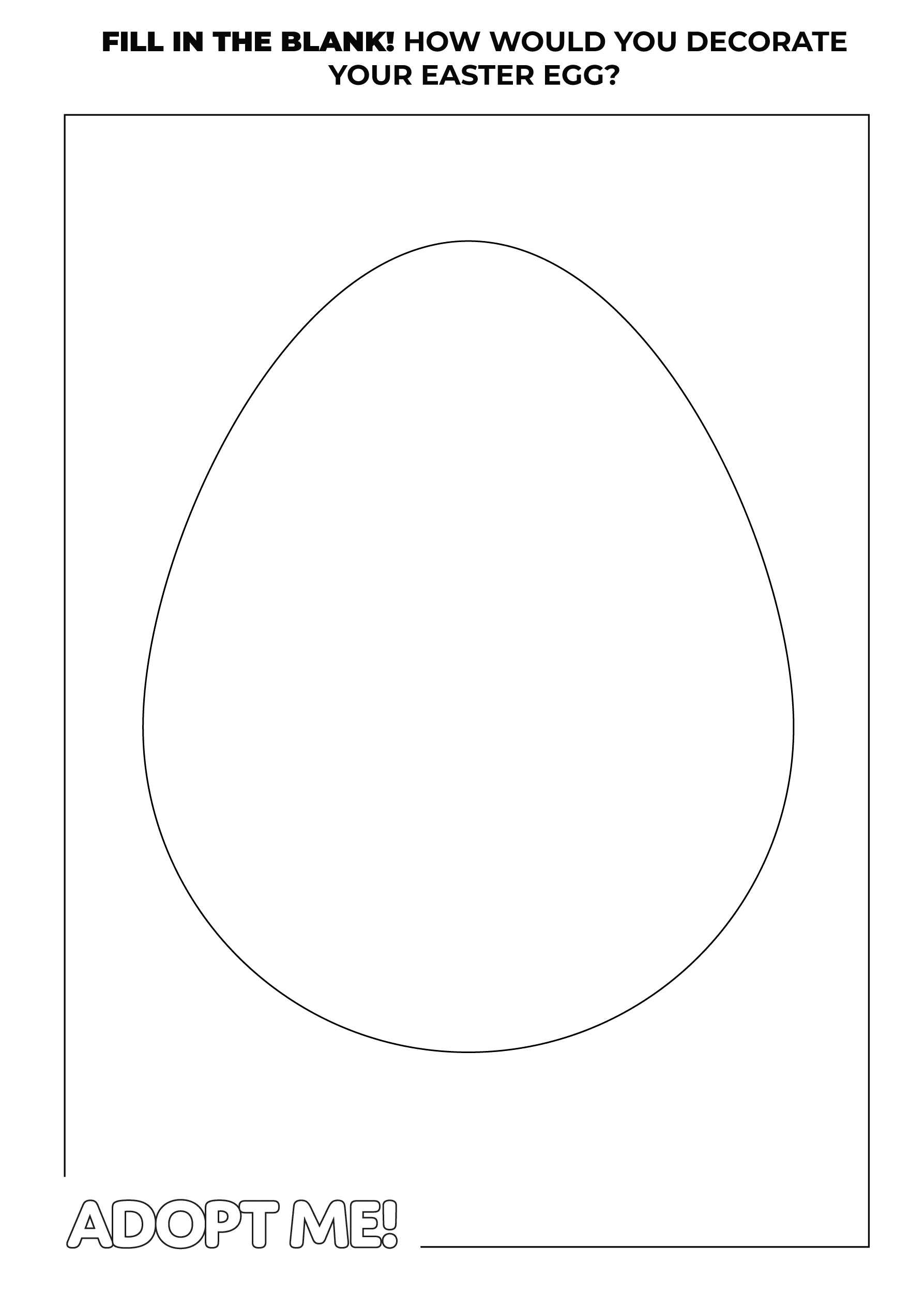 A Easter Coloring Page 1 coloringPage