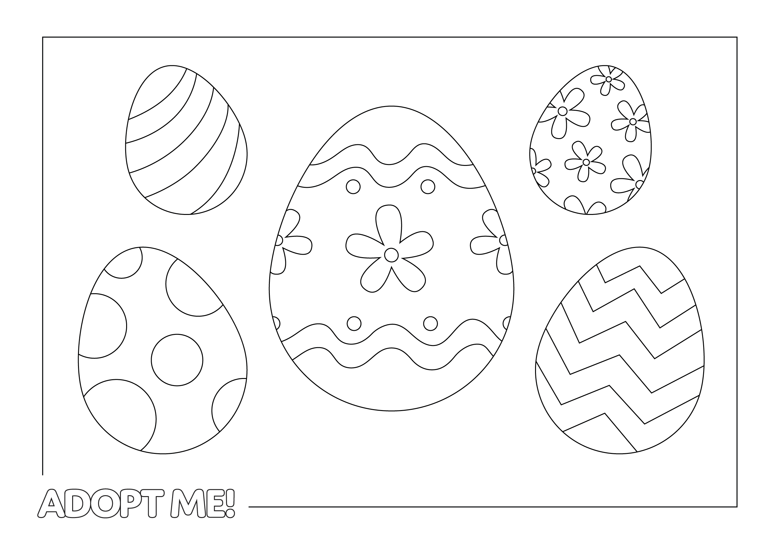 A Easter Coloring Page 3 coloringPage