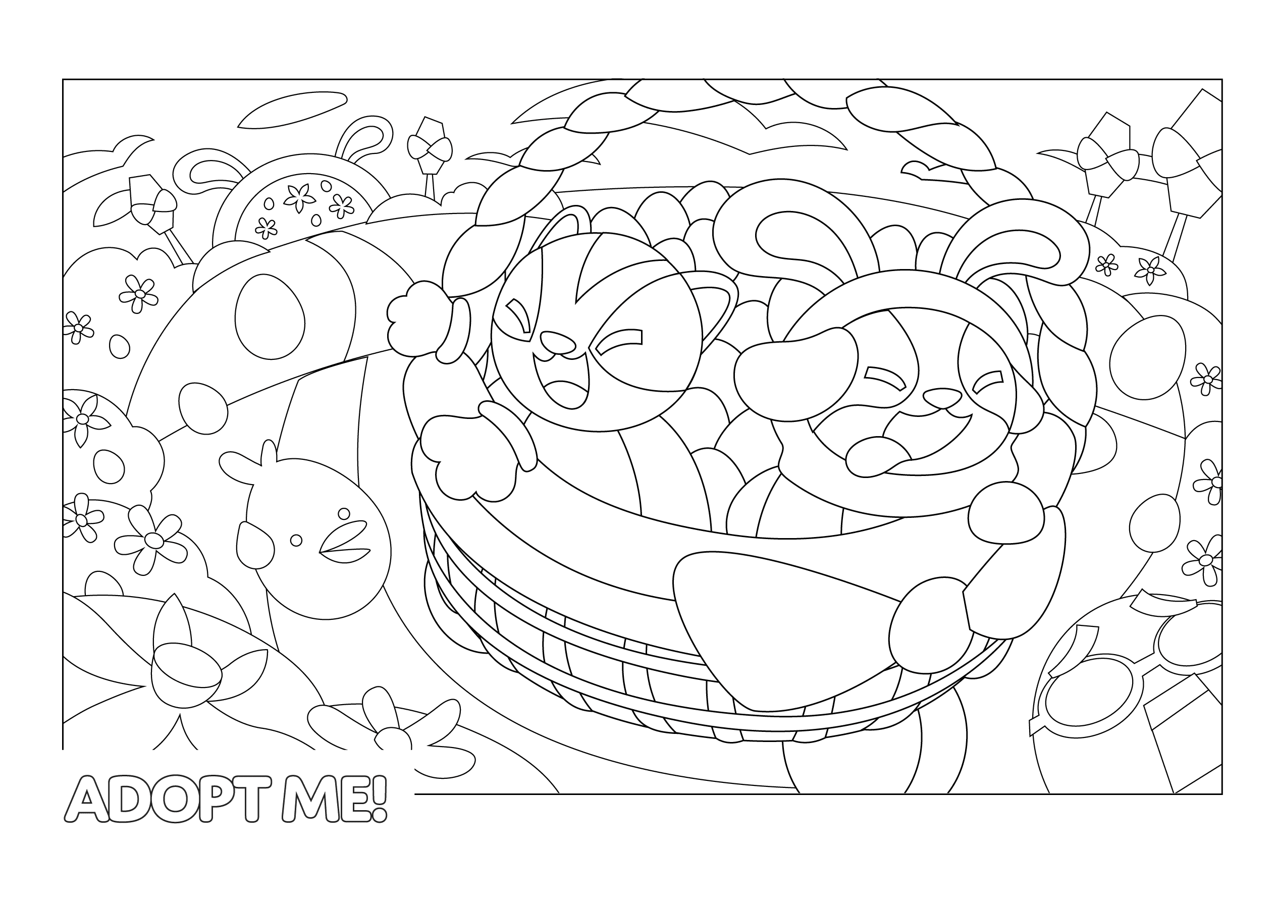 A Easter Coloring Page 4 coloringPage