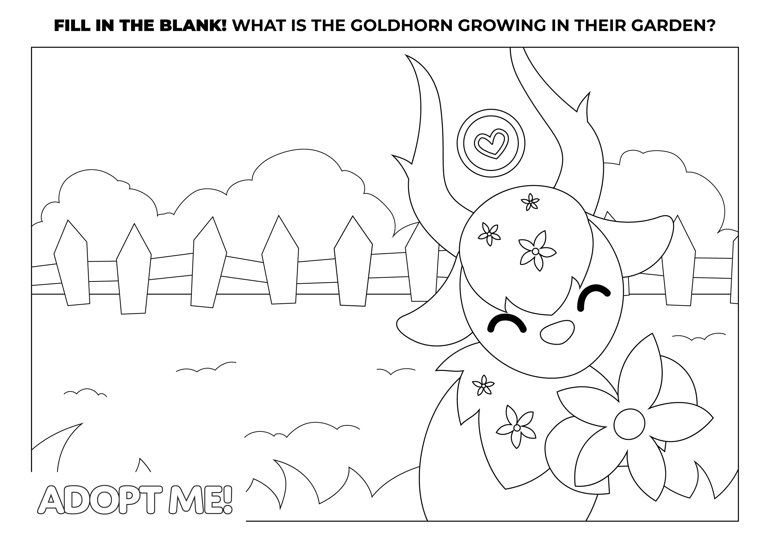 A Goldhorn Coloring Page coloringPage