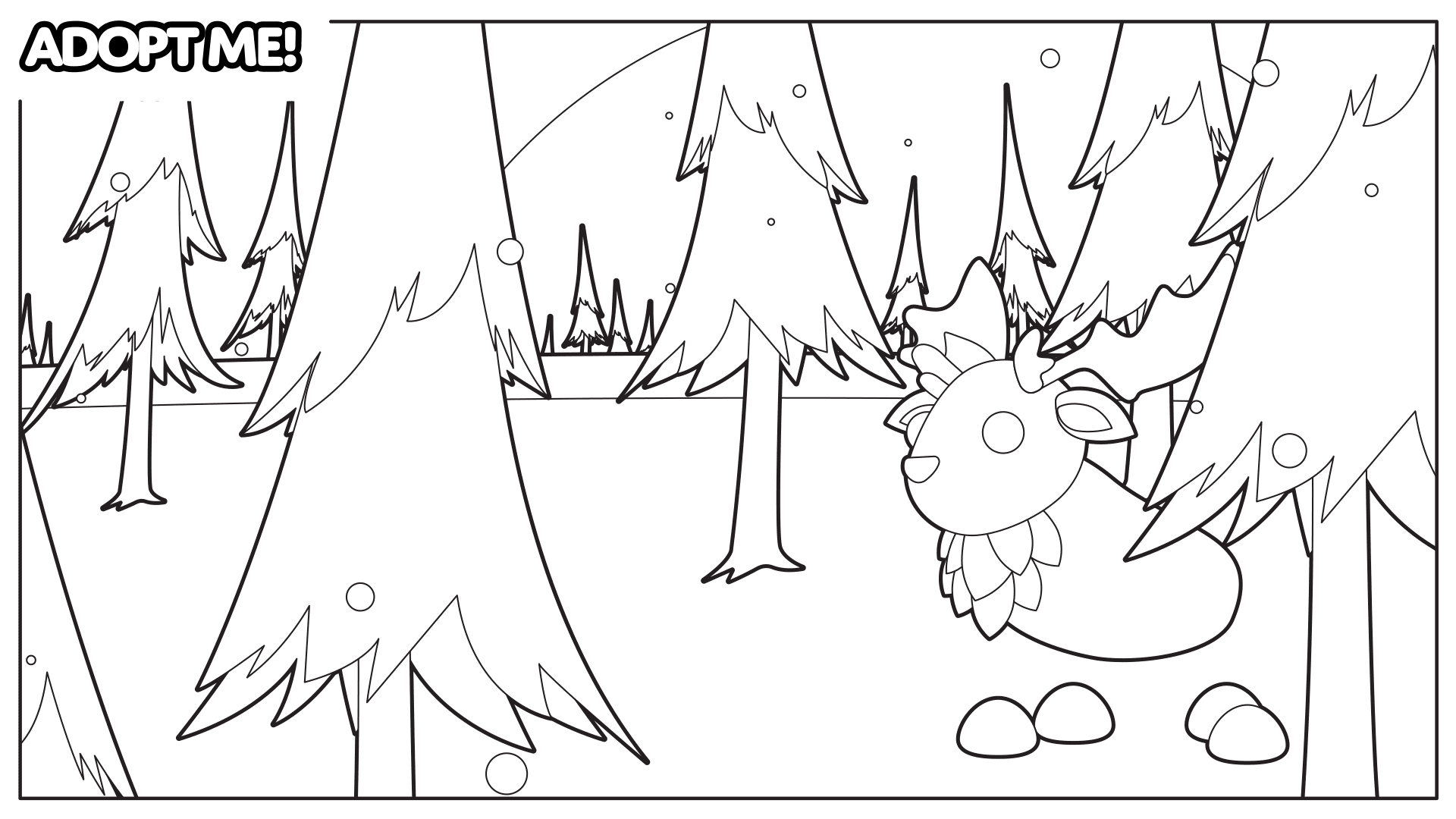 A Irish Elk Coloring Page coloringPage