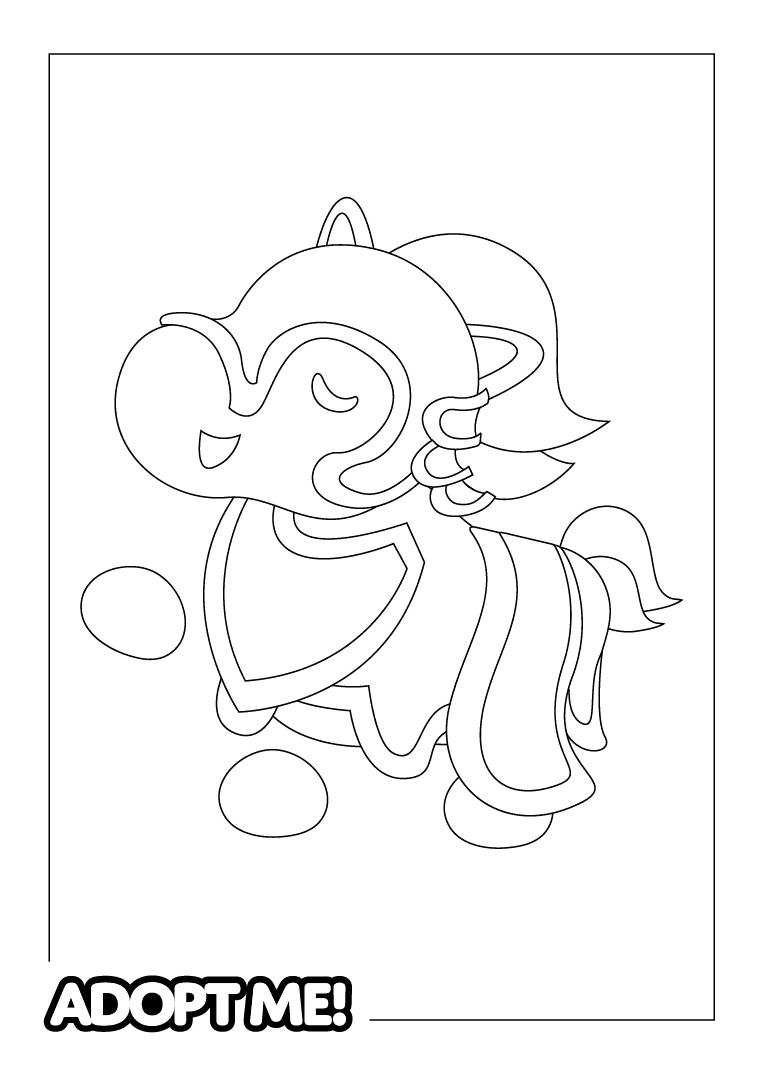 A Jousting Horse Coloring Page coloringPage