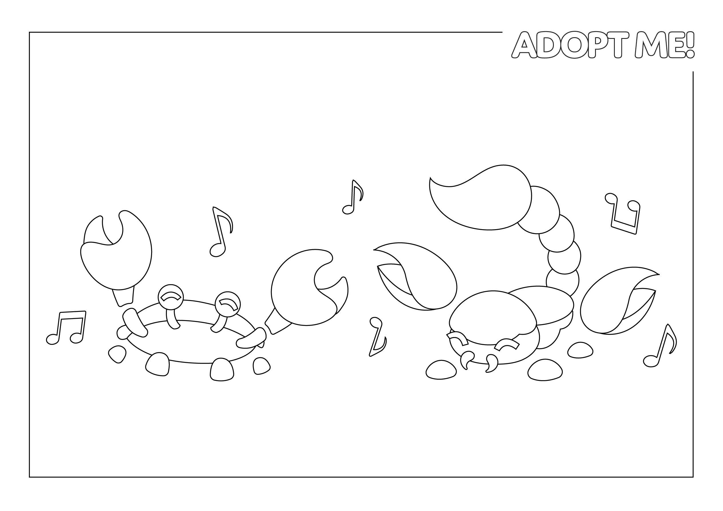 A Scorpion Coloring Page coloringPage