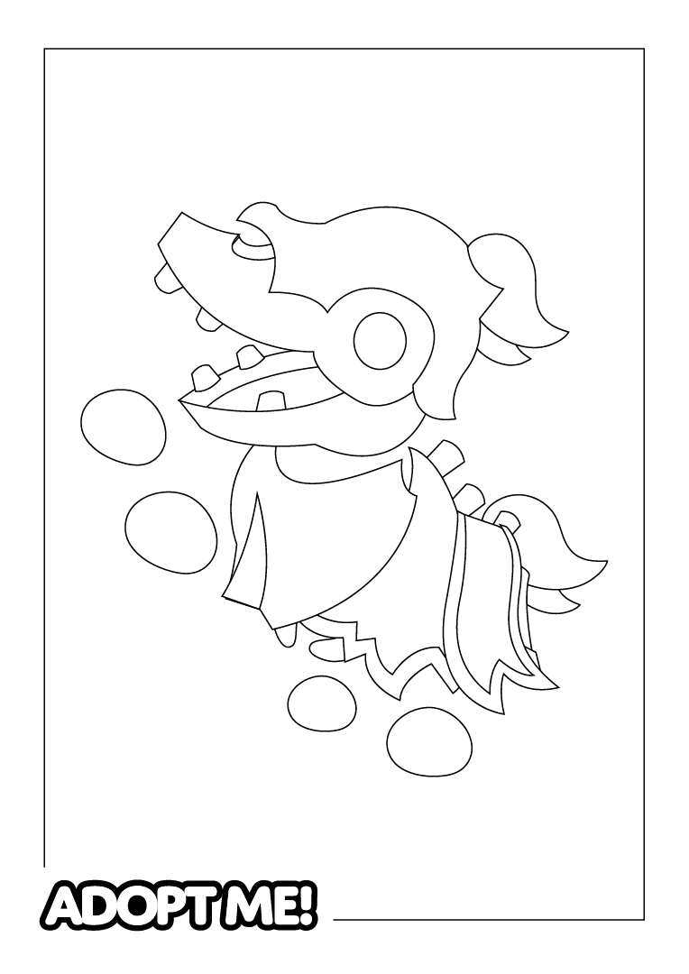 A Undead Jousting Horse Coloring Page coloringPage
