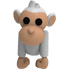 An Adopt Me Albino Monkey