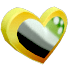 An Adopt Me Aromantic Pride Pin