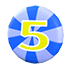 An Adopt Me 2022 Birthday 5 Badge