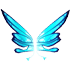 An Adopt Me Blue Butterfly Wings