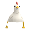 An Adopt Me Chicken Hat