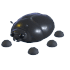 An Adopt Me Giant Black Scarab
