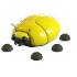 An Adopt Me Giant Gold Scarab