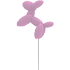 An Adopt Me Rubber Dog Balloon