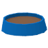 An Adopt Me Dog Food Flying Disc