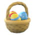 An Adopt Me Three Egg Basket