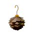 An Adopt Me Eco Brown Pinecone Earrings