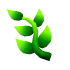 An Adopt Me Eco Green Vine Barrette