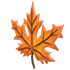 An Adopt Me Eco Orange Maple Headpiece