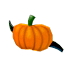 An Adopt Me Eco Orange Pumpkin Eyepatch