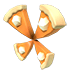 An Adopt Me Eco Orange Pumpkin Pie Wings