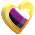 An Adopt Me Enby Pride Pin