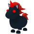 An Adopt Me Evil Unicorn