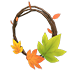 An Adopt Me Fall Wreath Necklace
