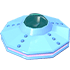 An Adopt Me Flying Saucer Disc