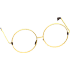 An Adopt Me Gold Circle Glasses