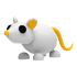 An Adopt Me Golden Rat