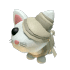 An Adopt Me Halloween White Mummy Cat