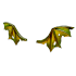 An Adopt Me Halloween Green Zombie Bat Wings