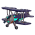 An Adopt Me Headless Horseman's Biplane