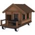 An Adopt Me Traveling House