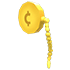 An Adopt Me Gold Coin Monocle