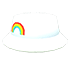 An Adopt Me Rainbow Bucket Hat
